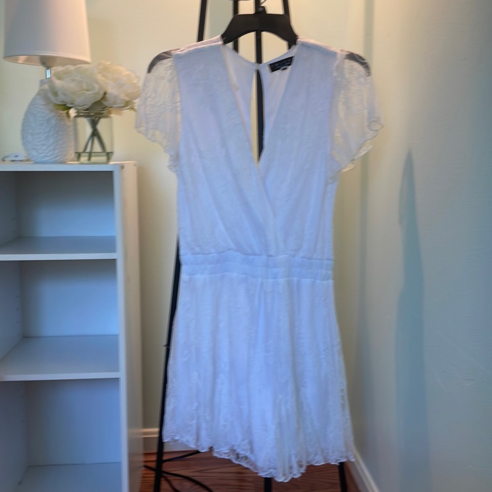 White Lacey Romper